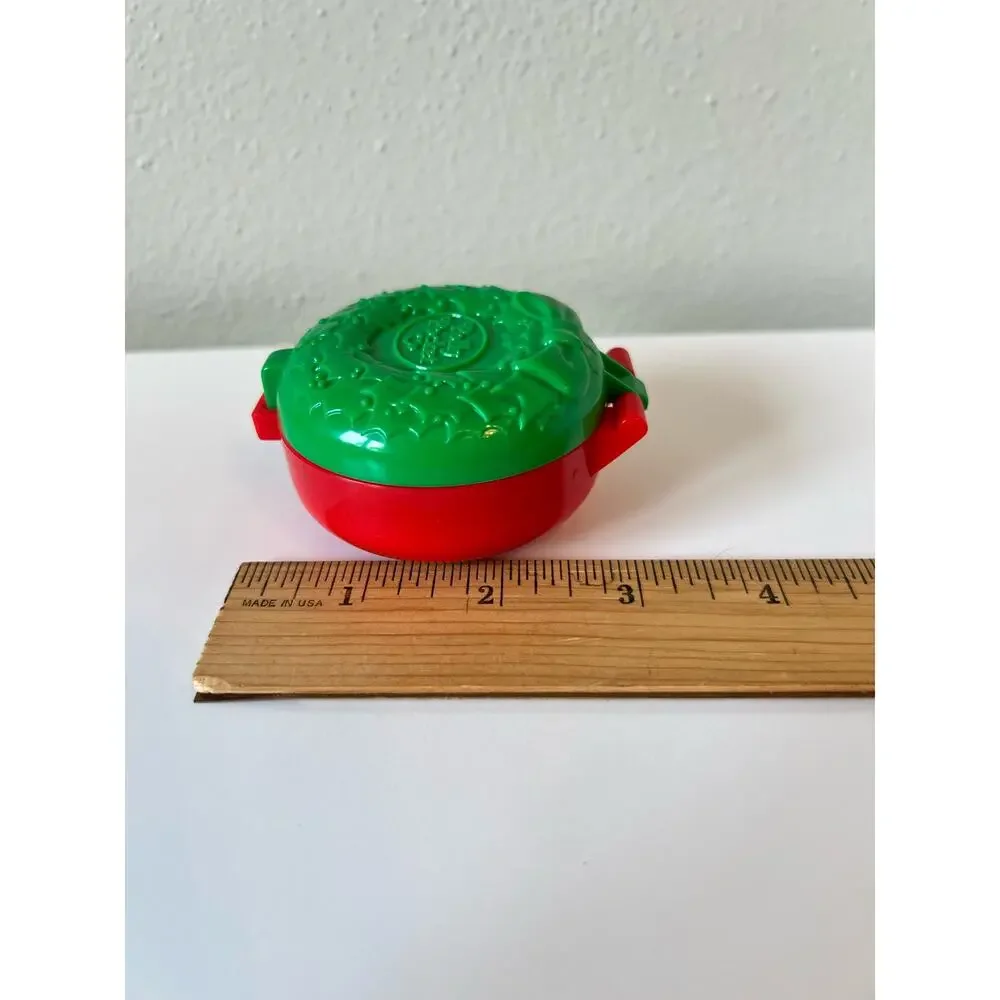Vintage 1993 Bluebird Polly Pocket McDonald's Toy Christmas Wreath McDonalds
